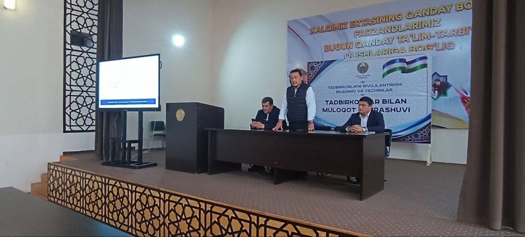 Tadbirkorlar bilan muloqot