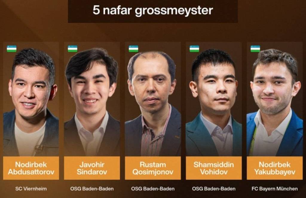 Shaxmat: Germaniya bundesligasida Abdusattorov jamoasi peshqadam