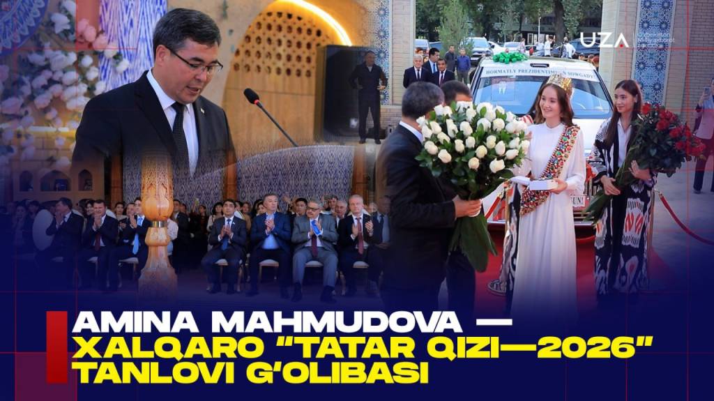 Amina Mahmudova — xalqaro «Tatar qizi— 2026» tanlovi g‘olibasi (+Video)