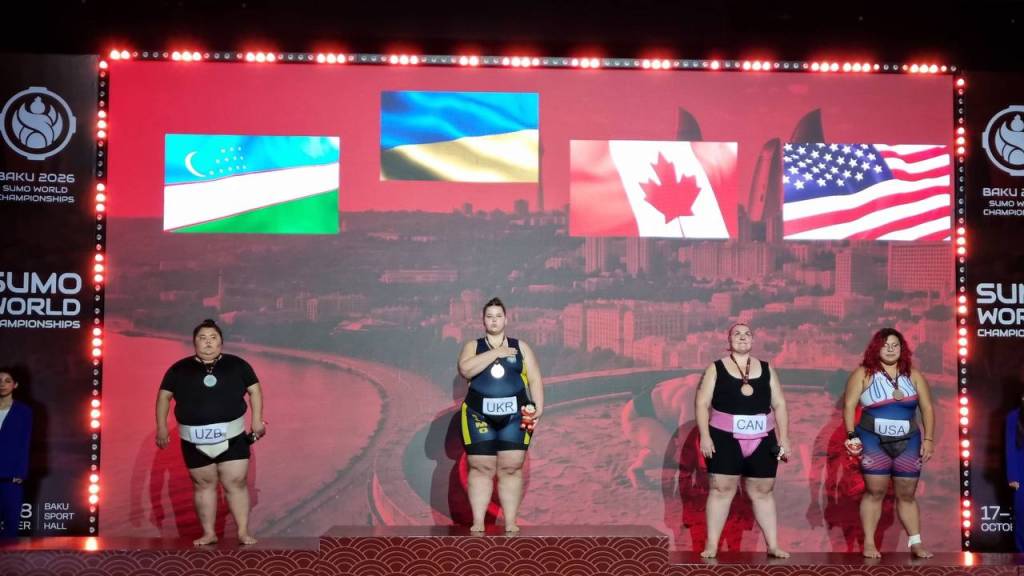 Сумо: Бакуда ўзбекистонлик спортчилар жаҳон чемпионати совриндори бўлди
