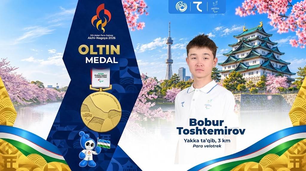 Параосиё ўйинлари: Бобур Тоштемиров — чемпион ва рекордчи!