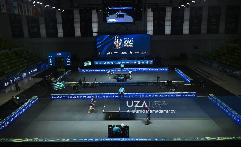 Toshkentda Osiyoning eng kuchli stol tennischilari bahslashmoqda
