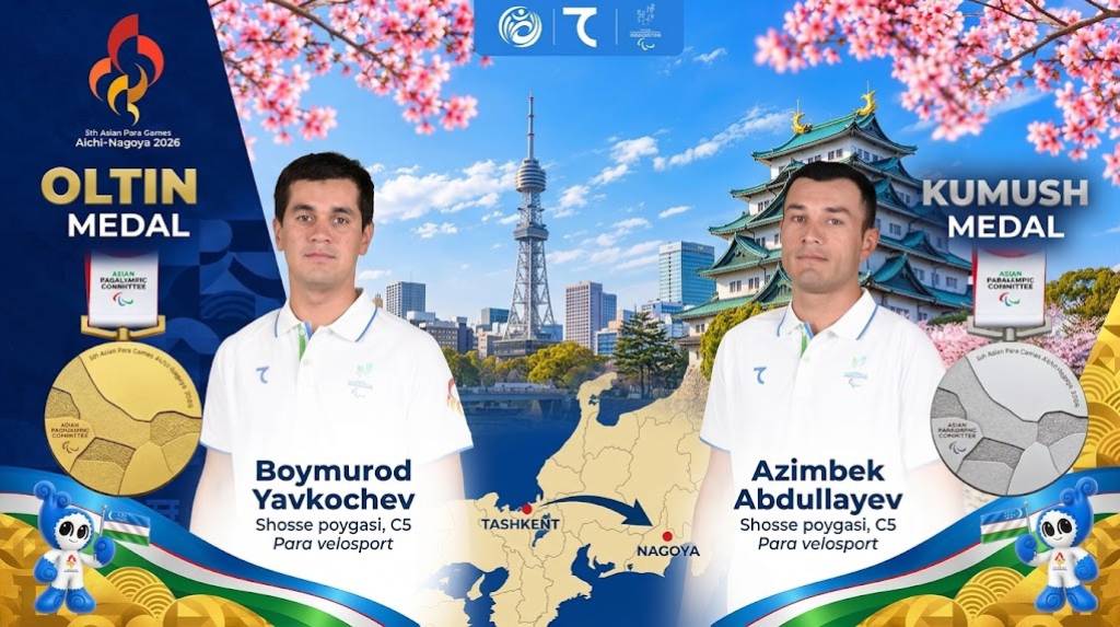 Paraosiyo o‘yinlari: Boymurod Yavkochev — chempion, Azimbek Abdullayev — kumush medal sohibi
