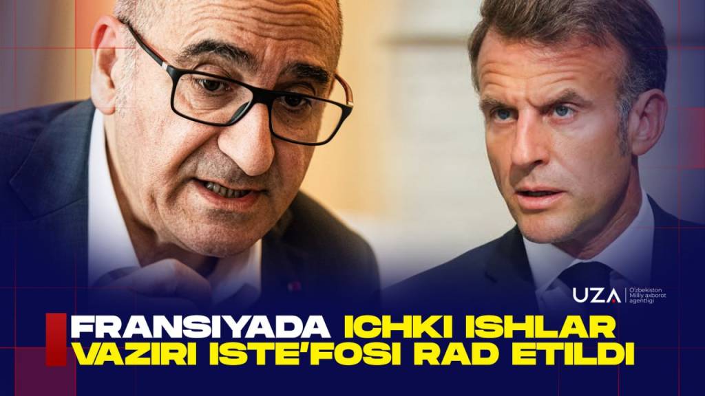 Францияда ички ишлар вазири истеъфоси рад этилди (+видео)