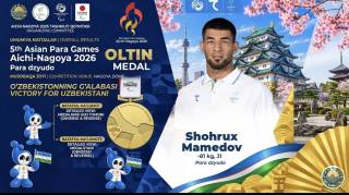 Шоҳрух Мамедов — Параосиё ўйинлари чемпиони!