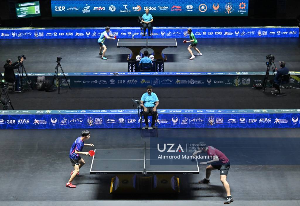 Stol tennischilarimiz jahon reytingining yetakchilari bilan kuch sinashadi