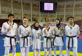 Taekvondochilarimiz “Qatar Open”da 6 ta medalga sazovor bo‘ldi