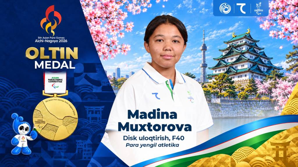 O‘zbekistonlik parasportchilardan yana to‘rtta medal