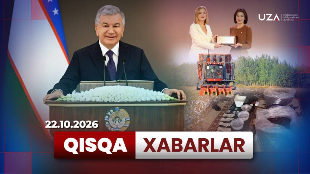 22 Октябрь воқеийликлари "Қисқа хабарлар"да