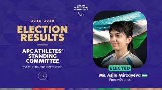 Asila Mirzayorova Osiyo Paralimpiya qo‘mitasi Sportchilar qo‘mitasi a’zosi etib saylandi