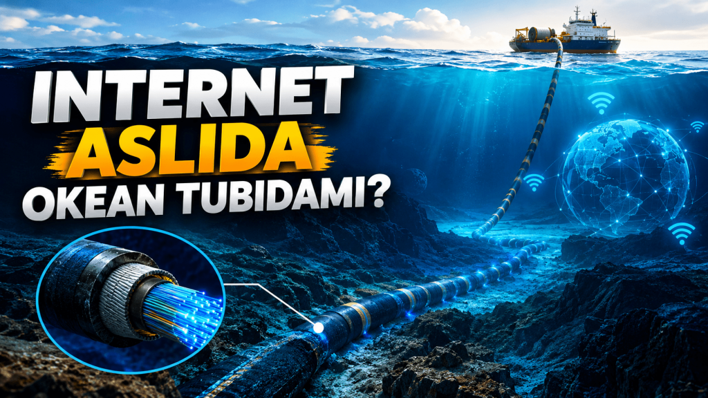 Internet aslida okean tubidami?(+video)