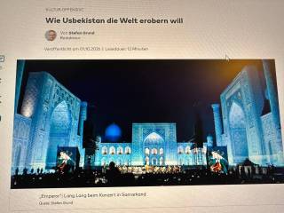 “Welt” нашри: Ўзбекистон дунёга юз тутмоқда