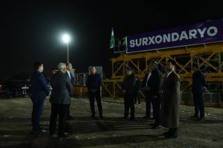 Yangi Toshkentda Surxondaryo viloyati uchun ajratilgan yuz gektar yer maydonida qurilish ishlari boshlandi