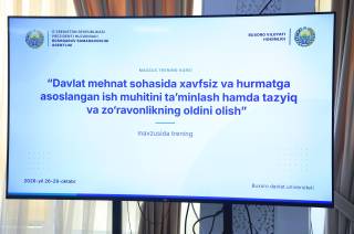 Меҳнат муносабатларида хавфсиз ва ҳурматга асосланган муҳит