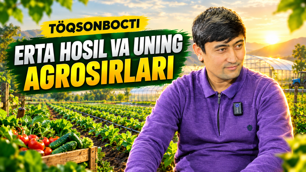 To‘qsonbosti: Erta hosil va uning agrosirlari