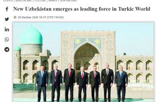 Azernews: “Янги Ўзбекистон” туркий дунёда етакчи куч сифатида намоён бўлмоқда