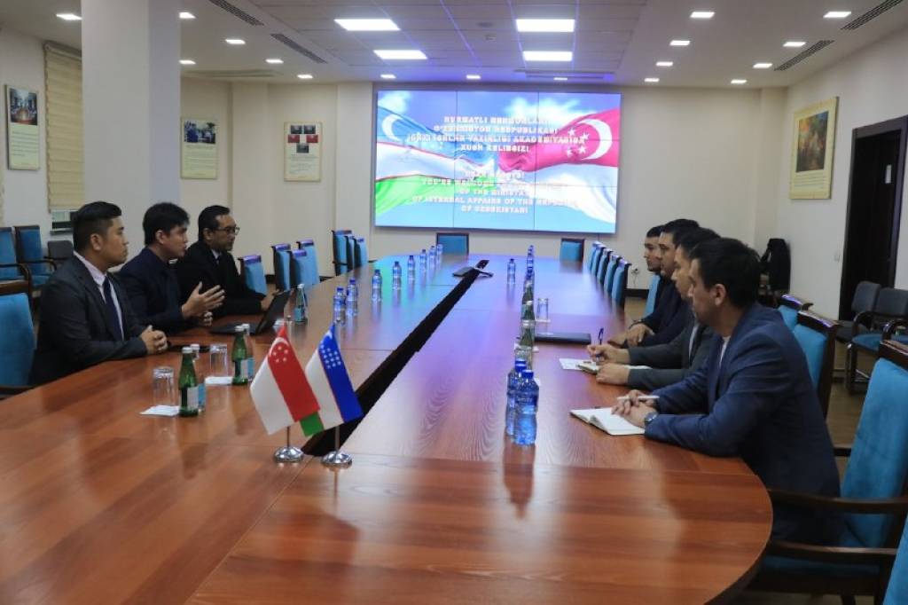 Ўзбекистон ва Сингапур: кибержиноятчиликка қарши курашиш соҳасида ҳамкорлик йўлга қўйилади