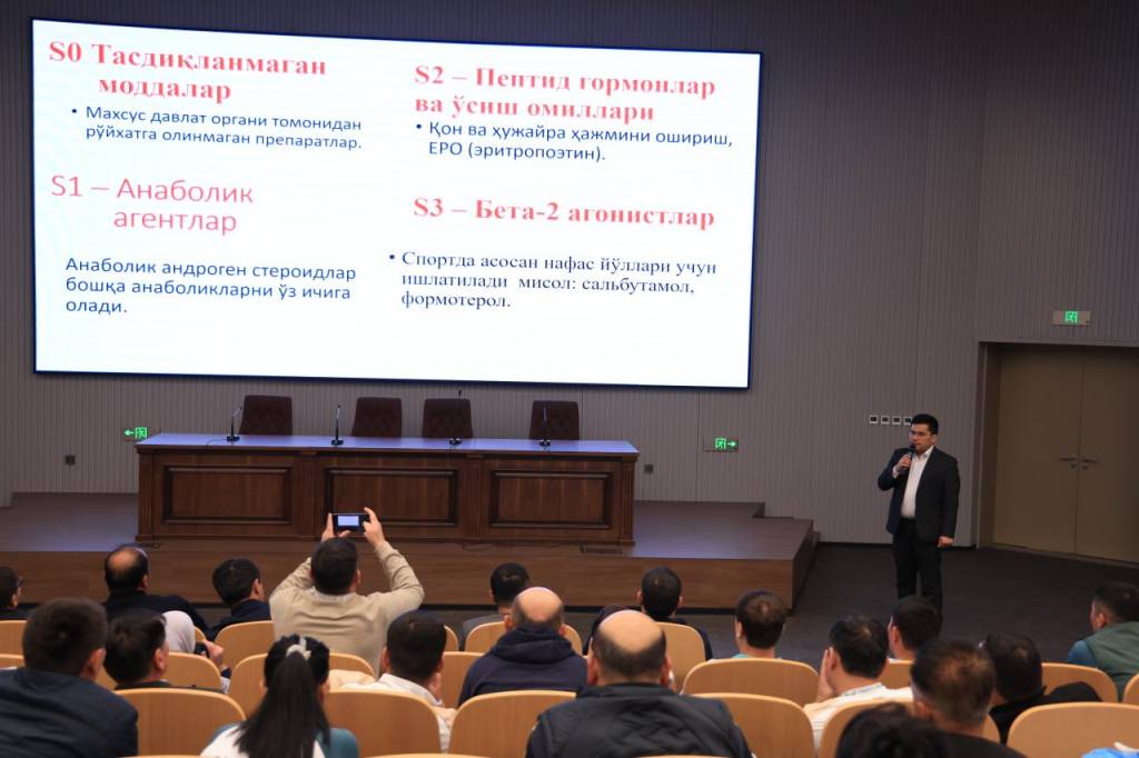 Спортда допингга қарши курашда масъулият ва назорат муҳим аҳамиятга эга